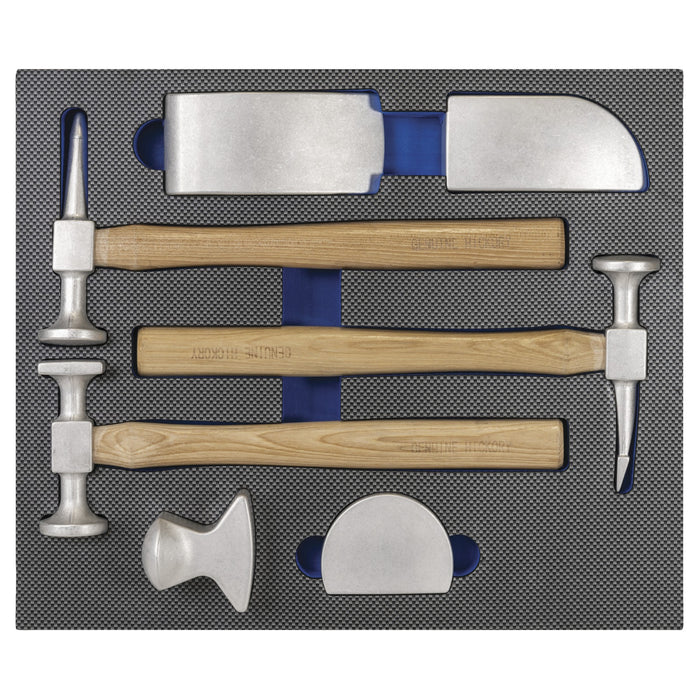 PLANISHING KIT (SET OF 3 HAMMERS & 4 TOE DOLLIES) - 057579